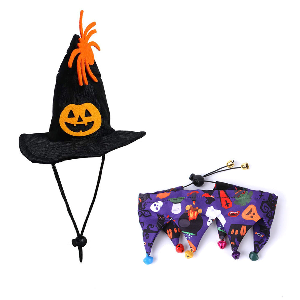 Halloween Hat Scarf Set