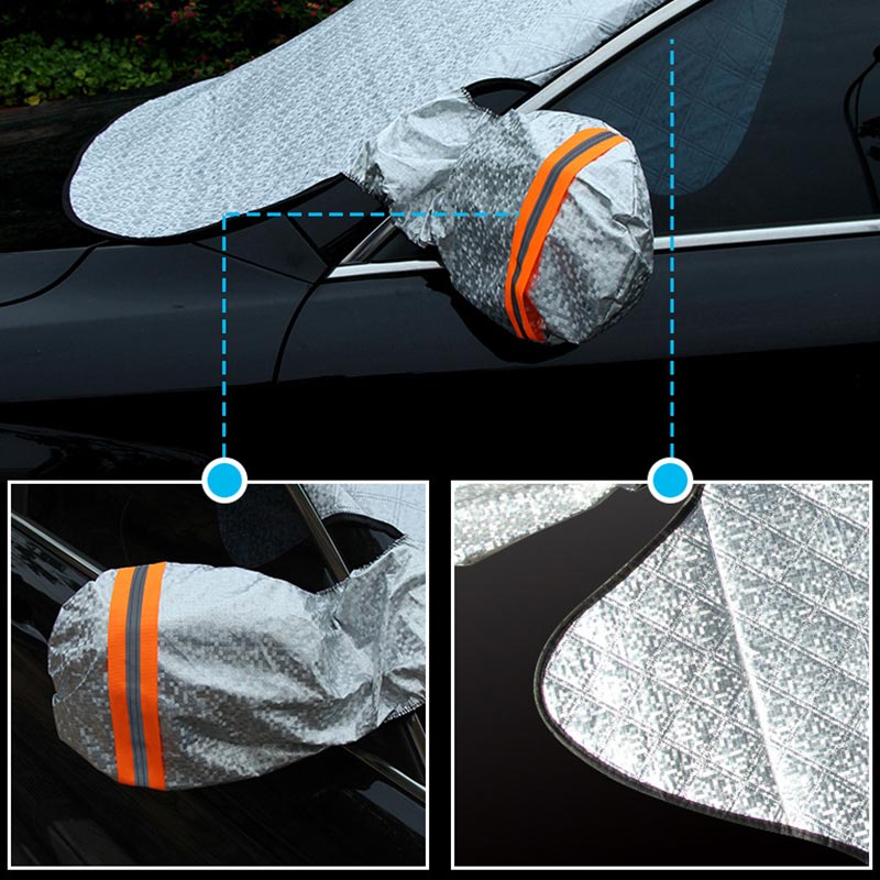 Car Snow Block Front Windshield Cover Anti-Frost Anti-Freeze Sunshade Shade Winter Snow Block Auto Supplies Sunshad