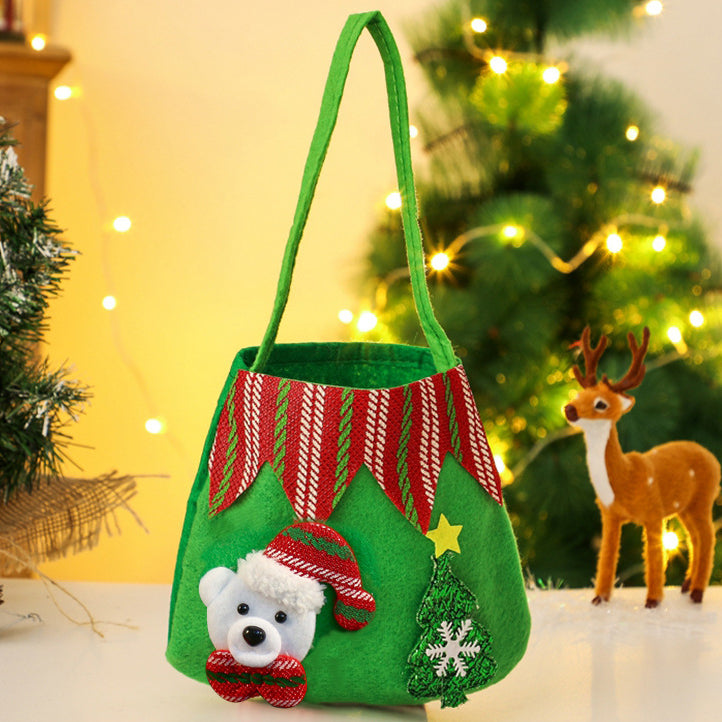 Christmas Apple Bag Gift Bag Candy Bag Christmas Gift Bag Brushed Candy Decorations