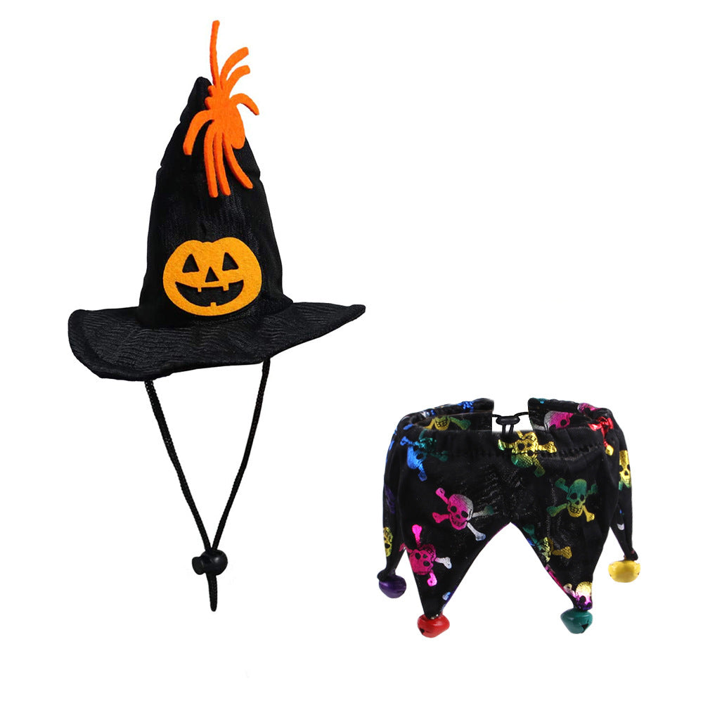 Halloween Hat Scarf Set