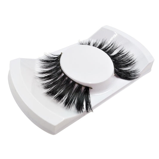 Wispy Volume Long False Eyelashes Women Theatrical Makeup Real Mink Hair 3D Fake Lashes Full Strip Lashes