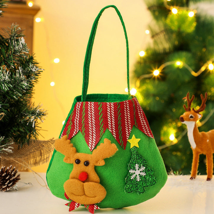 Christmas Apple Bag Gift Bag Candy Bag Christmas Gift Bag Brushed Candy Decorations