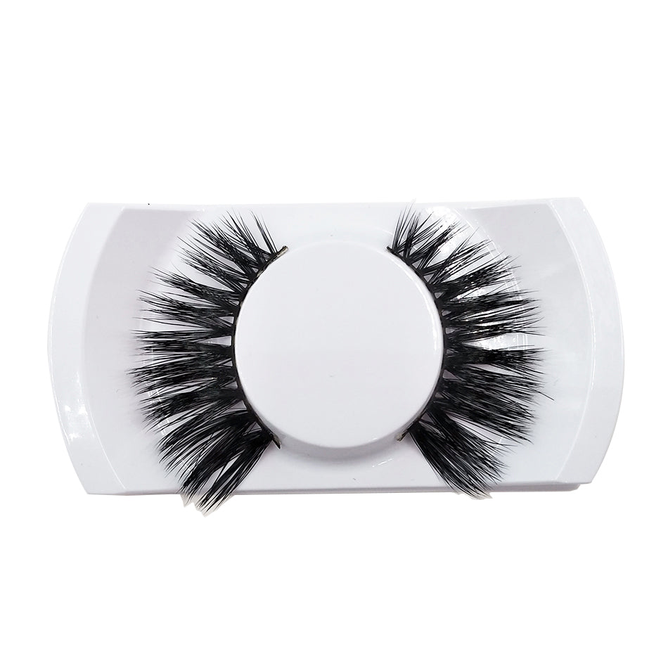 Wispy Volume Long False Eyelashes Women Theatrical Makeup Real Mink Hair 3D Fake Lashes Full Strip Lashes