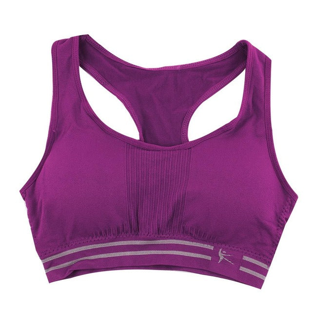 Sexy Women Fitness Bra Padded Compression Sport Bra Top Sportswear Quick Dry Eelastic Crop Top