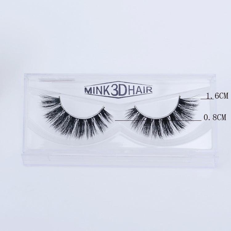 Wispy Volume Long False Eyelashes Women Theatrical Makeup Real Mink Hair 3D Fake Lashes Full Strip Lashes