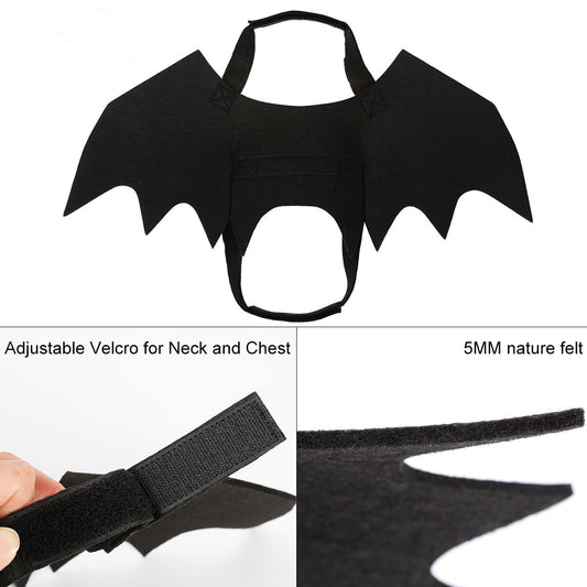 Halloween Pet Dog Bat Wing Clothes Halloween Party Decoration Cosplay Props Dog