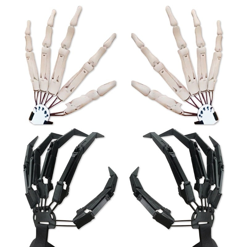 Halloween Articulated Long Fingers Glove