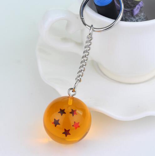 Anime Goku Dragon Ball Key Chains 3D 1-7 Stars