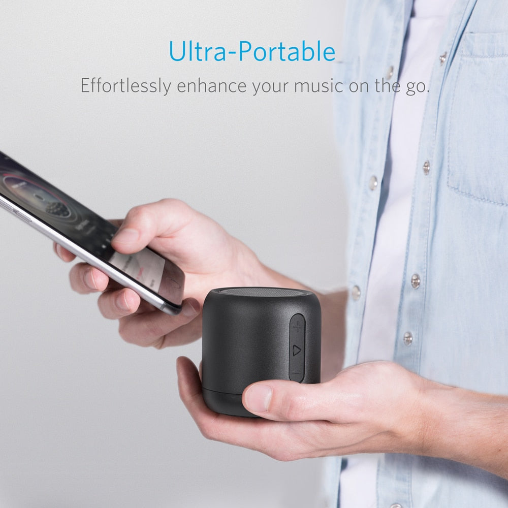 Anker Soundcore mini, Super-Portable Bluetooth Speaker with 15-Hour Playtime, 66-Foot Bluetooth Range, Enhanced Bass Microphone