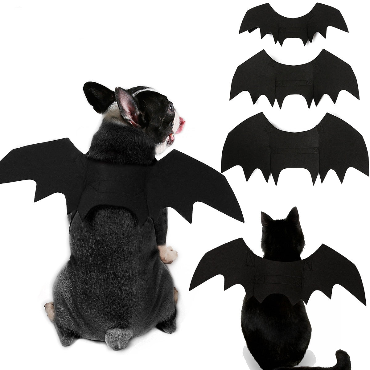 Halloween Pet Dog Bat Wing Clothes Halloween Party Decoration Cosplay Props Dog