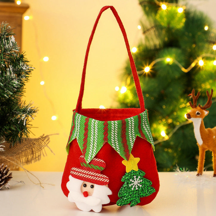 Christmas Apple Bag Gift Bag Candy Bag Christmas Gift Bag Brushed Candy Decorations