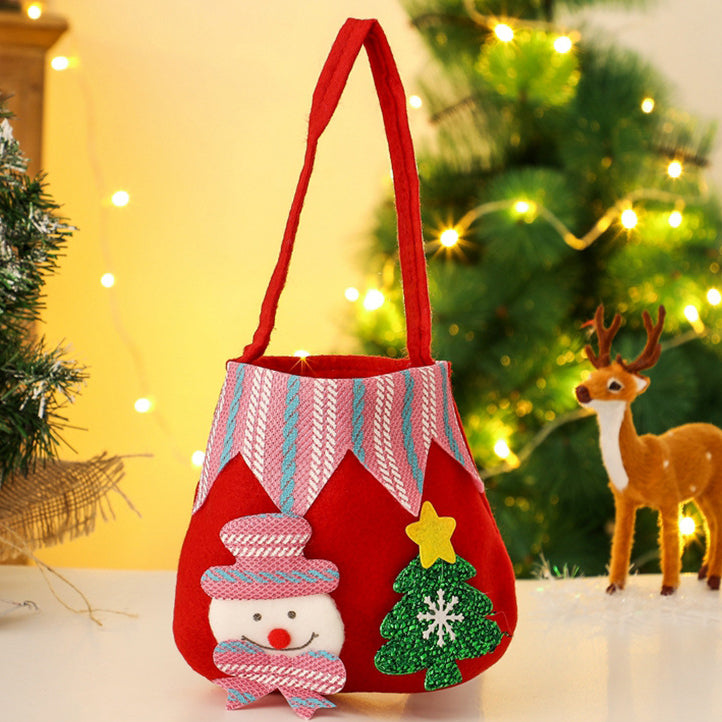 Christmas Apple Bag Gift Bag Candy Bag Christmas Gift Bag Brushed Candy Decorations